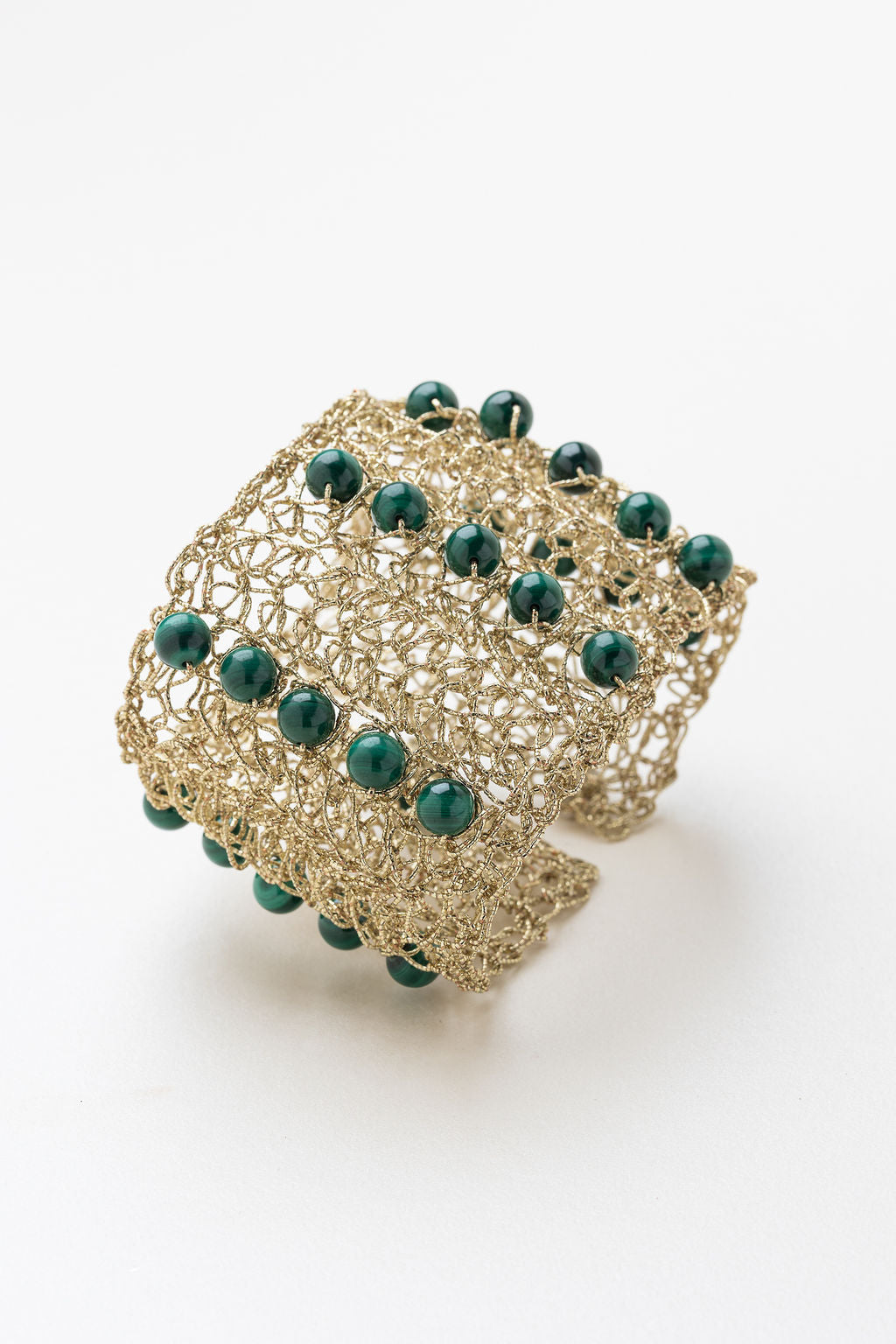 Bracciale a Fascia Beatrice - Lapislazzuli o Malachite