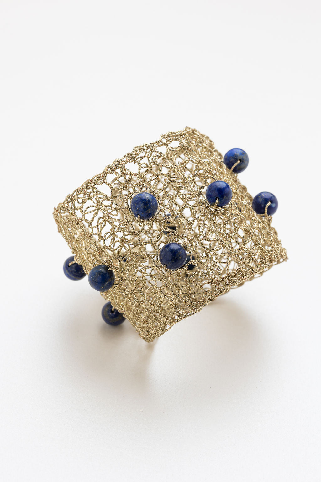 Bracciale a Fascia Beatrice - Lapislazzuli o Malachite