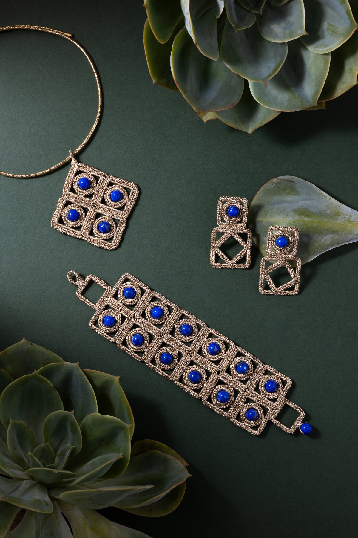 Bracciale Bisanzya con lapislazzuli